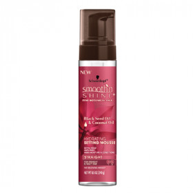 Smooth'N Shine Black Seed Oil & Coconut Oil Hydrating Setting Mousse 8.5oz